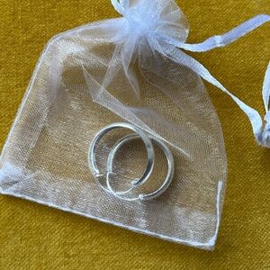 Sterling Silver Hoop Earrings - New